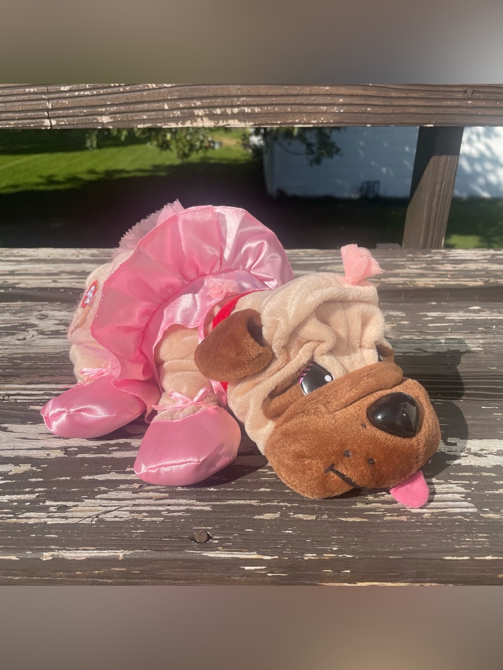 Vintage 2004 Mattel Pound Puppies Ballerina Puppy Plush Toy